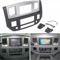 Kuafu Stereo Radio Double Din Dash Kit Compatible With 2006-2009 Dodge Ram Pickup Replacement For Gnt56215007 Install Bezel