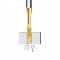 Focmkeas 2 Pcs Spiral Point Plug Threading Tap M3 5 X 0 6 Thread Ground Threads H2 3 Flutes High Speed Steel Hss 6542 Metric