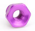 Mp-3071 6 O-ring Port Plug With 1 8 In Npt Center Purple Aluminum Fuel Gauge Adapter
