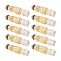 Tractor Air Liquid Valves 10pcs Brass Tire Valve Stem Tr218a Ch3 Core Housings Replacement 