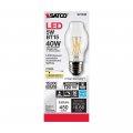 Satco 6pk 5w Bt15 Led 2700k Medium Base Dimmable 40w Equiv