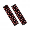 Coldinair Strawberry Print Soft Auto Seat Belt Cover Seatbelt Shoulder Pad Universal Fit For Cars And Backpack 2pcs Set
