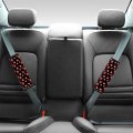 Coldinair Strawberry Print Soft Auto Seat Belt Cover Seatbelt Shoulder Pad Universal Fit For Cars And Backpack 2pcs Set