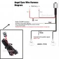 New Angel Eyes Light M4 Style For Bmw Headlight Retrofit 2 3 4 5 Series Crystal Iconic Led Eye White Only
