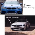 New Angel Eyes Light M4 Style For Bmw Headlight Retrofit 2 3 4 5 Series Crystal Iconic Led Eye White Only