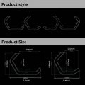 New Angel Eyes Light M4 Style For Bmw Headlight Retrofit 2 3 4 5 Series Crystal Iconic Led Eye White Only