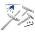 Heavy Duty Floating Shelf Brackets Hidden Invisible Metal Wall Mount Support For Wood Shelves 125 Lb Capacity Pair 