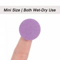 Uxcell 100pcs 1-inch Purple Sanding Discs 180 Grits Hook And Loop Professional Aluminum Oxide Sand Paper Mini Size For Wood