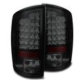 Led Tail Brake Lights Rear Lamps Black Smoke For 2007-2008 Dodge Ram 1500 2007-2009 2500 3500 