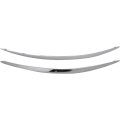 Front Bumper Trim Molding Impact Strip For Mercedes Benz E320 E350 E550 2007 2009 Chrome Driver And Passenger Side Pair 