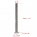 Uxcell M10x100mm Hex Bolts 304 Stainless Steel Hexagon Screw Bolt 5pcs