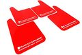 Rally Armor Ur Mud Flaps 08-10 Wrx Red Urethane W White Log 