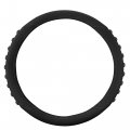 Motor Trend Flexgrip Steering Wheel Cover For Cars A Standard 15 Inch Car Black And Charcoal Gray Protector Auto Truck Van Suv 