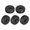 30pcs Flat Knurled Thumb Nuts M3x12 X 4 Mm Pass Hole Aluminum Alloy Diamond Nut Head Through Lock Adjusting For 3d Printer 