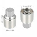 X Autohaux 525 Car Wheel Lock Lug Nut Anti Theft Screw Removal Socket Key For Vw Touareg Phaeton Tiguan