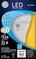 Ge Lighting 33846 Energy-smart Led 11-watt 800-lumen A19 Bulb With Medium Base Soft White 1-pack 