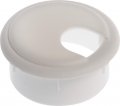 Hillman White Capped Computer Desk Grommet Fits A 2-1 2 Hole 