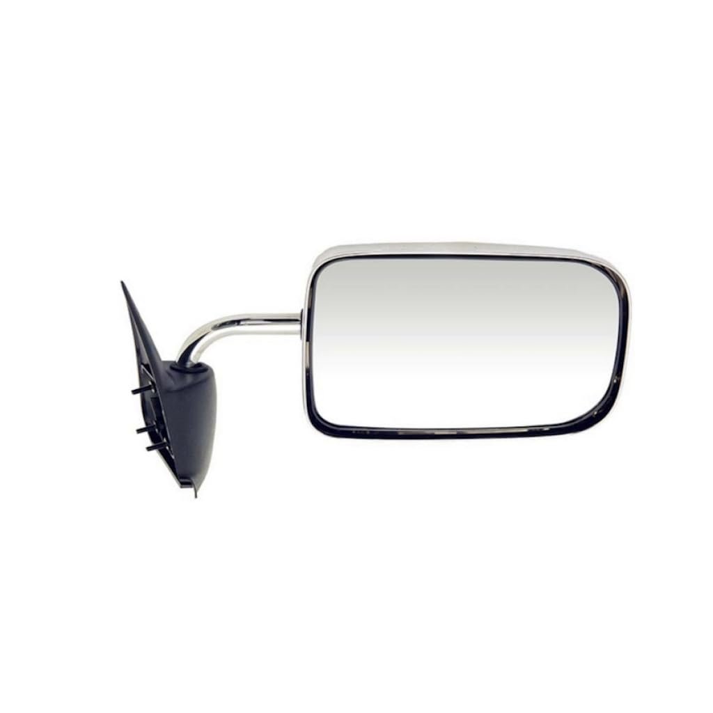 Dodge Ram 1500 Ram 2500 3500 1994 1995 1996 1997 Door Mirror Passenger Side Chrome Convex Manual Foldaway Non-heated