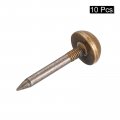 Uxcell Upholstery Tacks 10pcs 3 8 Inch Brass Furniture Nails Decorative Thumb Tack Push Pins For Diy Bronze