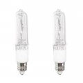 Anyray 2 -bulbs A1806y 200 Watt Jd E11 200w Mini-candelabra T4 200watts Halogen Light Bulb Clear 