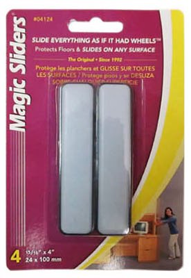 Magic Sliders 041 15 16 X Rectangle Self Adhesive Slidersa 4 Count