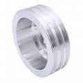 Triple Groove Crankshaft Pulley Lwp For Sbc 1969 To 1985 Long Water Pump Pulleys With 2 30 In Bolt Circle And 6 60 Diameter 