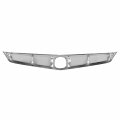 Ac1217101 Front Upper Grille Bar Compatible With Acura Tsx 2009-2010 Smooth Silver