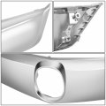Ac1217101 Front Upper Grille Bar Compatible With Acura Tsx 2009-2010 Smooth Silver