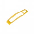 X Autohaux Gold Tone Car Remote Key Fob Case Cover Shell Trim Plastic For Porsche Cayenne Panamera Macan