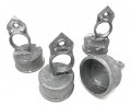 Chain Link Fence Barb Bases Malleable O D 3-1 2 Post And 1-7 8 Rail 