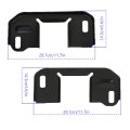 Left And Right Side Front Bumper Brackets Set Replacement For 2010-2014 F-150 F150 Fo1067177 Fo1066177