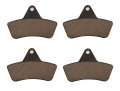Front Brake Pads For Arctic Cat Atv Sbs 1000-480cc 2002 