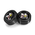 Dodge Scat-pack In Black Dome Logo On Two Abs Plastic License Plate Frame Screw Cover Set Official Licensed 