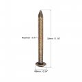 Uxcell Small Tiny Brass Nails 2 8x30mm For Diy Wooden Hardware Accessories 25pcs