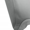 Secosautoparts Passenger Side Top Lean Back Replacement Leather Seat Cover Gray Compatible With Chevy Silverado 1500 2500 3500