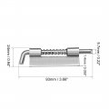 Uxcell Spring Latch 3 7 Inch Right-handed Stainless Steel Barrel Bolt Lock For Cabinet Door
