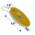 Graphics More Alabama Sate Primary Logo Floating Keychain Oval Foam Fishing Boat Buoy Key Float