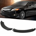 Universal Front Bumper Lip Splitter Diffuser Polyurethane Winglet Type 2 Aero Black Polypropylene Automotive Air Dam