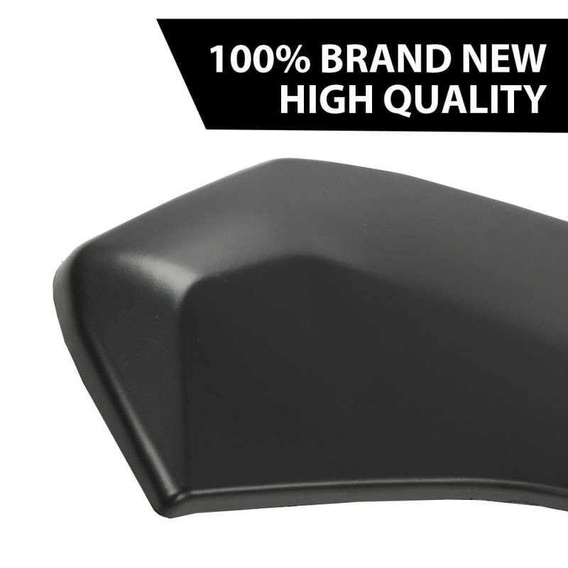 Universal Front Bumper Lip Splitter Diffuser Polyurethane Winglet Type 2 Aero Black Polypropylene Automotive Air Dam