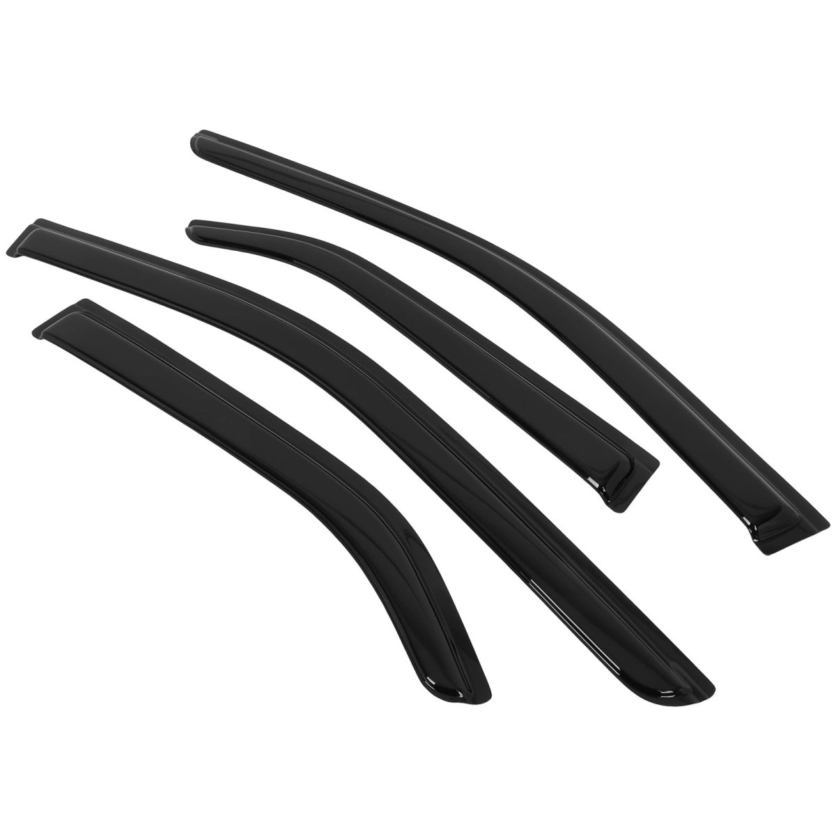 Side Window Deflectors 4 Piece Set For 2012 2017 Camry In Channel Rain Guards And Visors With Smoked Tint Vehicle Specific Fit