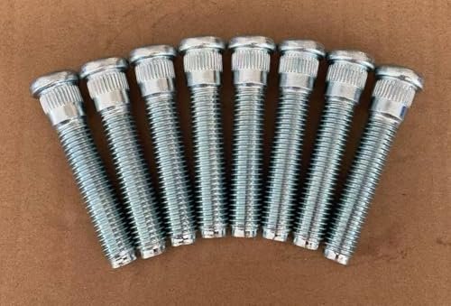 8pcs M14 2 0 Serrated Wheel Studs 610-424 15 8mm Knurl 75 4mm Length Replacement For 2000-2005 Ford Excursion Rear 1999-2004