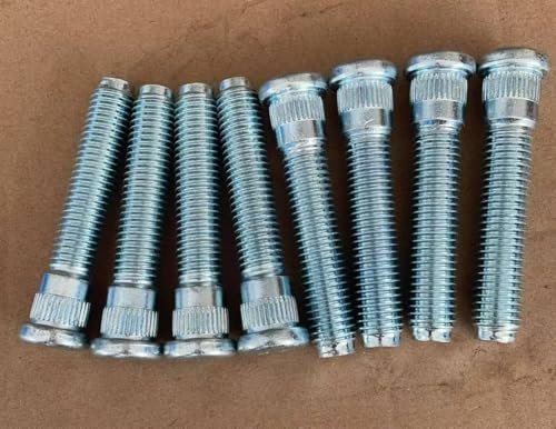 8pcs M14 2 0 Serrated Wheel Studs 610-424 15 8mm Knurl 75 4mm Length Replacement For 2000-2005 Ford Excursion Rear 1999-2004