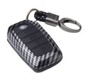 2-layers Hybrid Carbon Key Fob Cover For Toyota Land Cruiser Venza Rav4 Corolla Highlander Tundra Tacoma Camry Xse 
