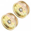 Caltric 2x Idler Pulley Compatible With Husqvarna Pzt4822 Pzt5224 Pzt6126 Pzt6128 Zero Turn Commercial