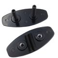 Smt-mirror Block Off Base Plates For 1998 1999 Yamaha R1 Yzf-r1 Yzfr1 Black B00rnivvpk