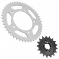 Caltric Front Rear Sprockets Kit Compatible With Honda Cbr1100xx Cb-r1100xx Super Blackbird 1997-2007