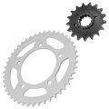 Caltric Front Rear Sprockets Kit Compatible With Honda Cbr1100xx Cb-r1100xx Super Blackbird 1997-2007