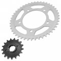 Caltric Front Rear Sprockets Kit Compatible With Honda Cbr1100xx Cb-r1100xx Super Blackbird 1997-2007