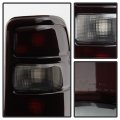 Acanii For 2000-2006 Chevy Suburban Tahoe Yukon Dark Red Tail Lights Brake Lamps Left Right