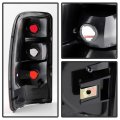 Acanii For 2000-2006 Chevy Suburban Tahoe Yukon Dark Red Tail Lights Brake Lamps Left Right
